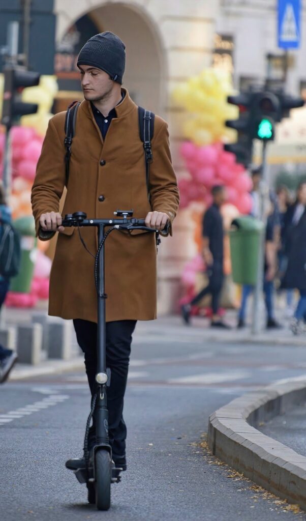 elscooter i urbana miljöer