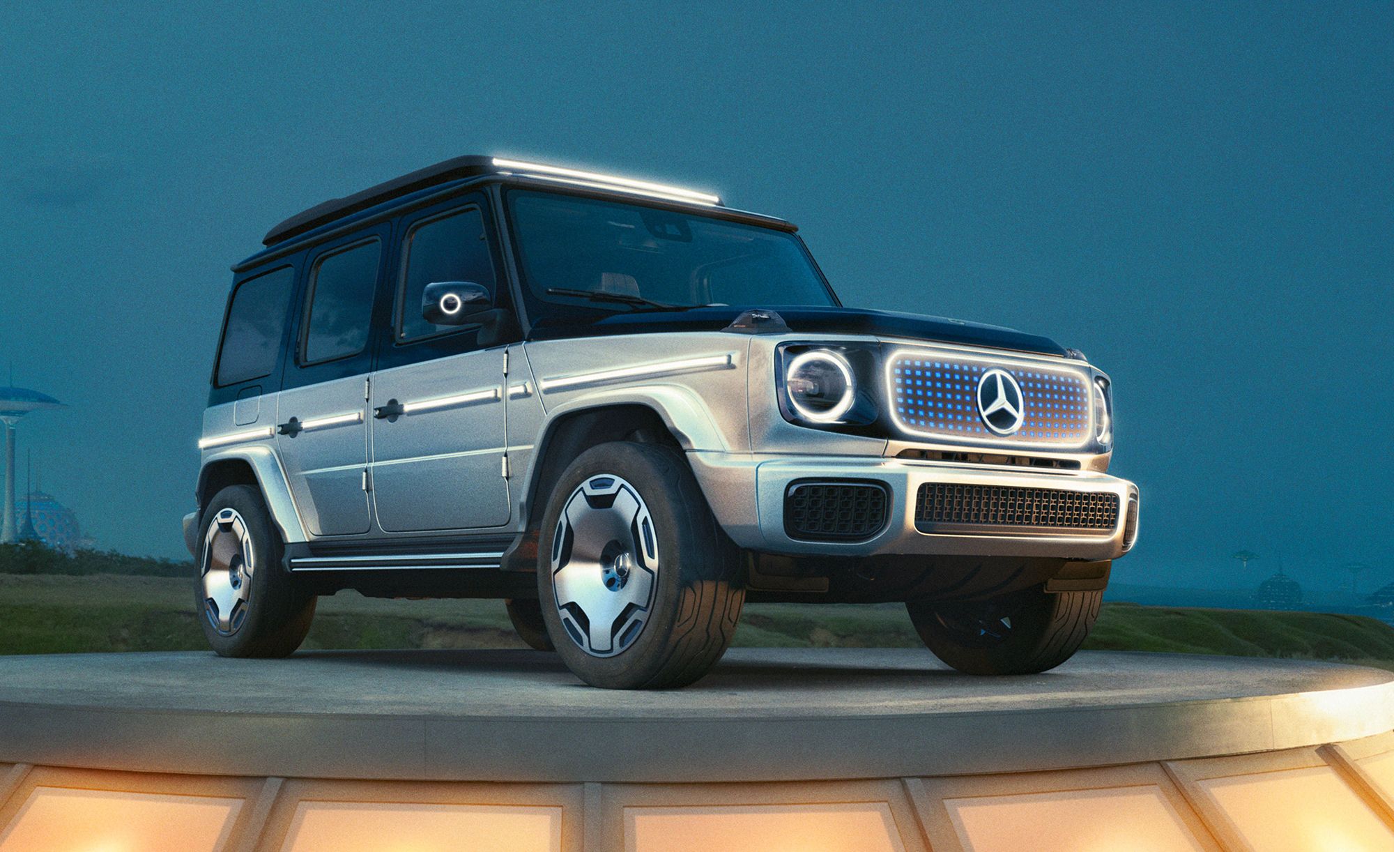 Mercedes elektriska G-Wagon 2024